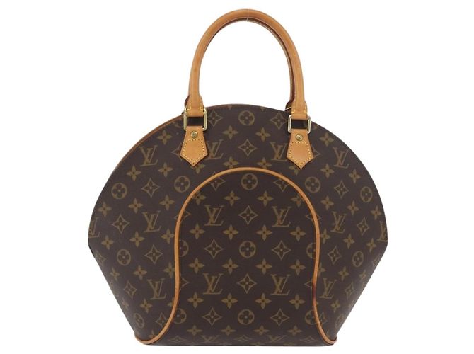 LOUIS VUITTON Bolsa de Mão Monogram Ellipse MM M51126 LV Auth AMZ105A Monograma - vista 13