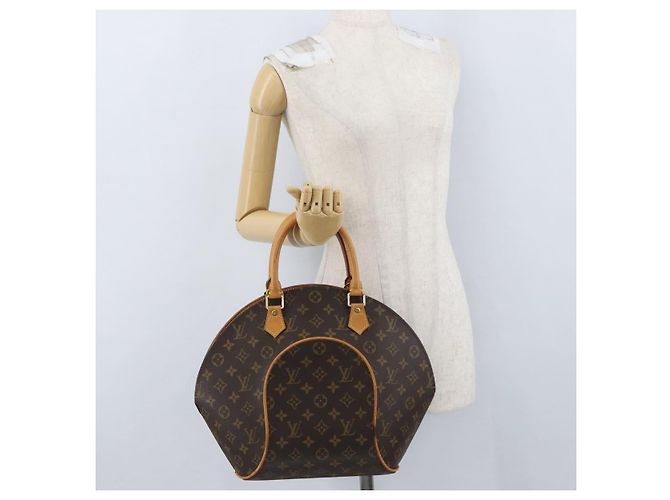 LOUIS VUITTON Bolsa de Mão Monogram Ellipse MM M51126 LV Auth AMZ105A Monograma - vista 22