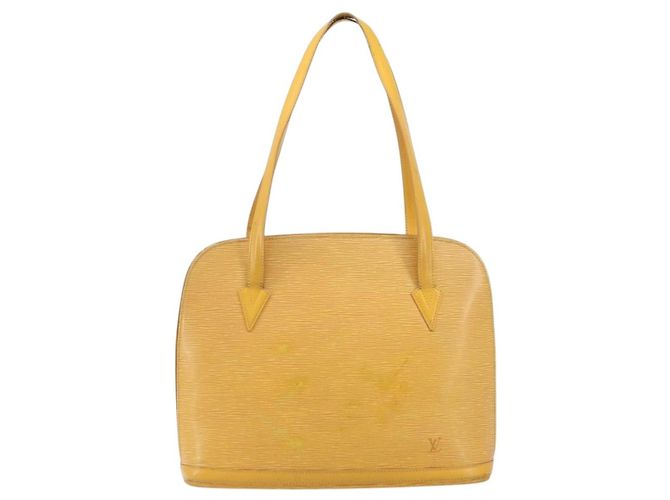 LOUIS VUITTON Borsa a Spalla Epi Lussac Gialla M52289 LV Auth bs34119 Giallo - vista 13