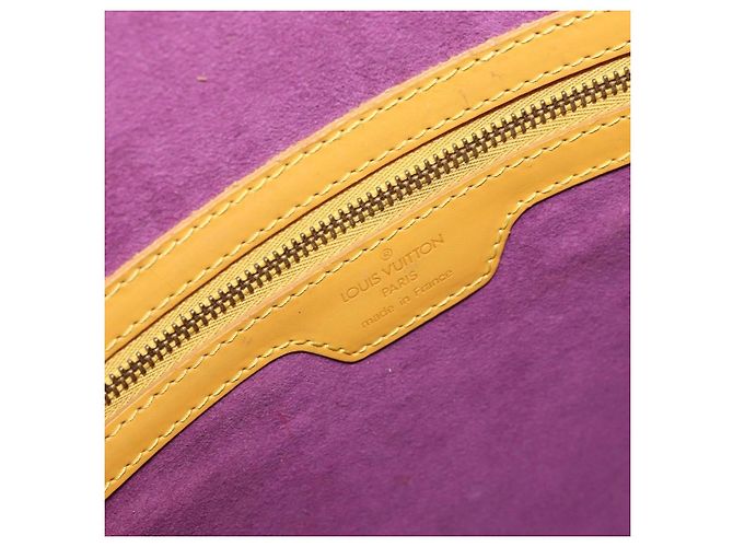 LOUIS VUITTON Borsa a Spalla Epi Lussac Gialla M52289 LV Auth bs34119 Giallo - vista 20