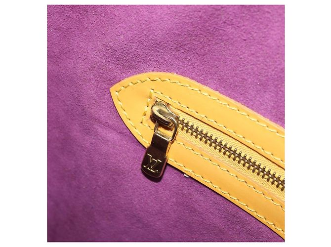 LOUIS VUITTON Borsa a Spalla Epi Lussac Gialla M52289 LV Auth bs34119 Giallo - vista 23
