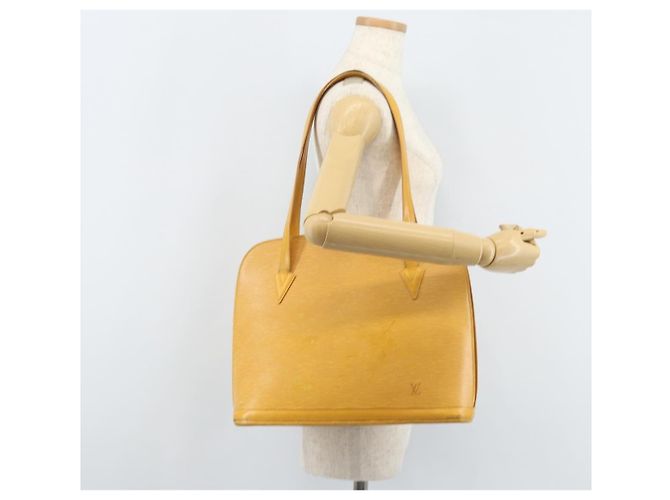 LOUIS VUITTON Borsa a Spalla Epi Lussac Gialla M52289 LV Auth bs34119 Giallo - vista 26