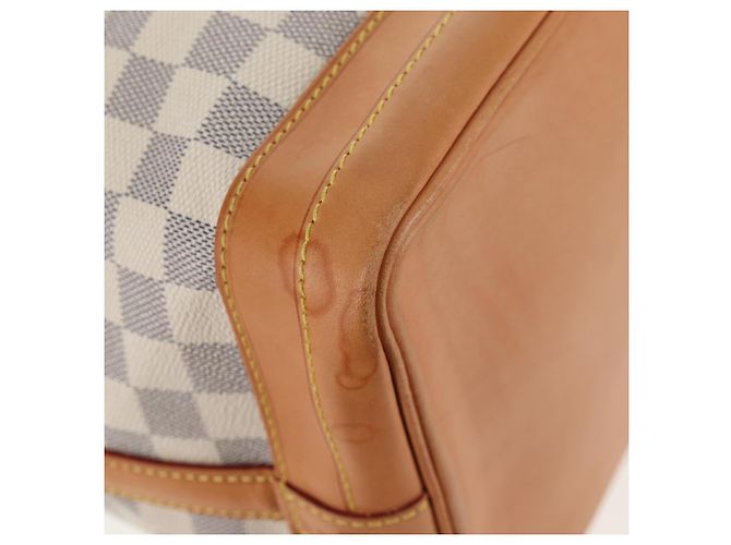 LOUIS VUITTON Borsa a Spalla Noe Damier Azur N42222 LV Auth 137147V - vista 10