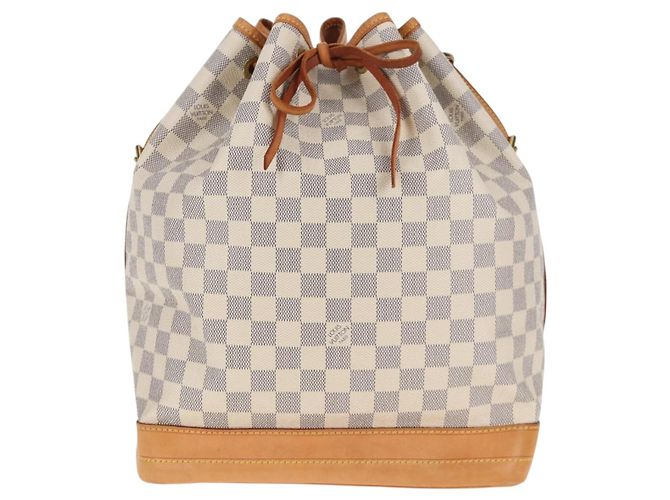 LOUIS VUITTON Borsa a Spalla Noe Damier Azur N42222 LV Auth 137147V - vista 13