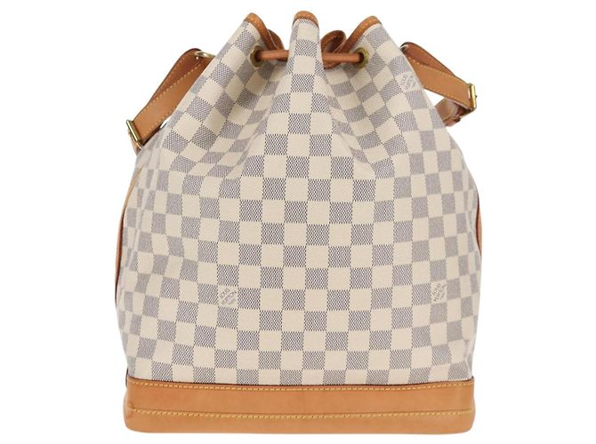 LOUIS VUITTON Borsa a Spalla Noe Damier Azur N42222 LV Auth 137147V - vista 2