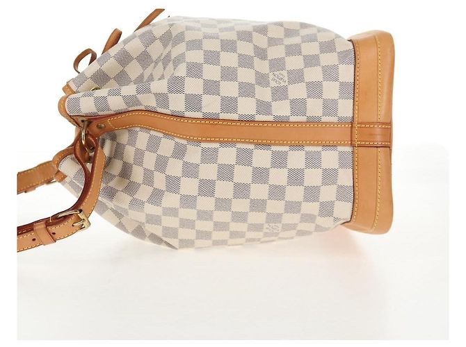 LOUIS VUITTON Borsa a Spalla Noe Damier Azur N42222 LV Auth 137147V - vista 3