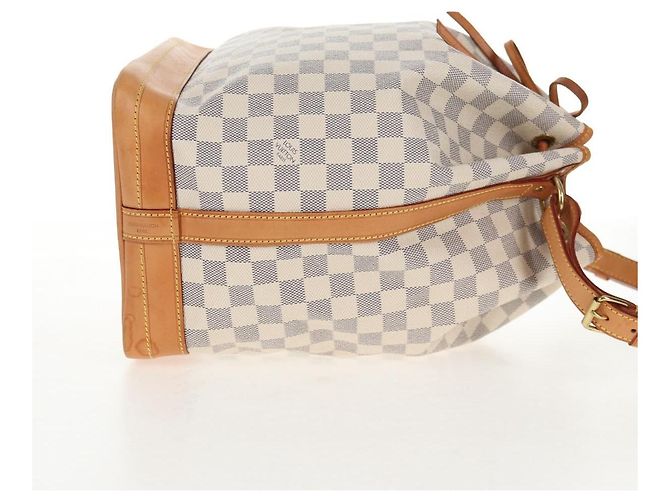 LOUIS VUITTON Borsa a Spalla Noe Damier Azur N42222 LV Auth 137147V - vista 4