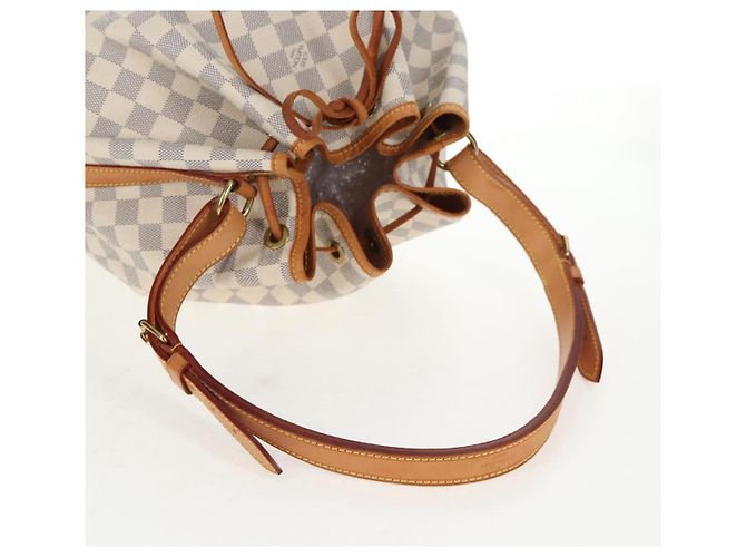 LOUIS VUITTON Borsa a Spalla Noe Damier Azur N42222 LV Auth 137147V - vista 7