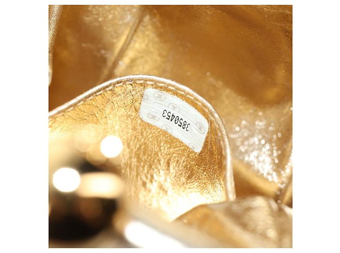 Borsa a Spalla in Pelle CHANEL con Catena Dorata CC Auth 139977SAV D'oro - vista 11