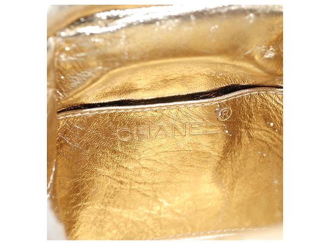 Borsa a Spalla in Pelle CHANEL con Catena Dorata CC Auth 139977SAV D'oro - vista 20