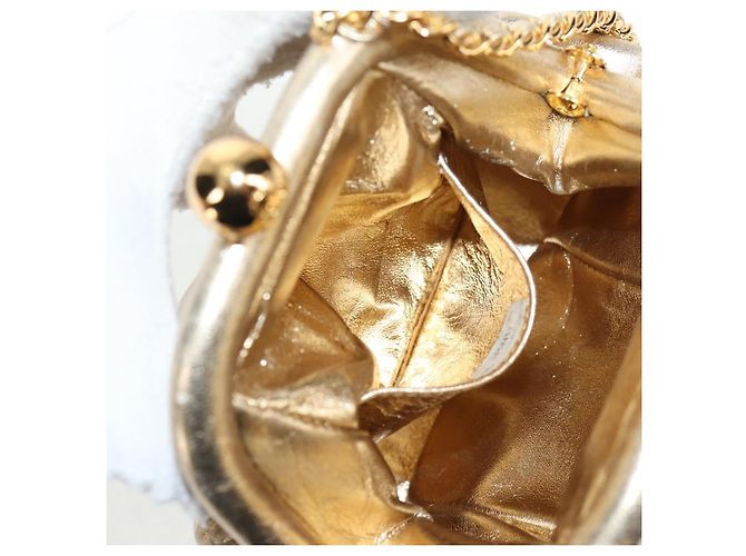 Borsa a Spalla in Pelle CHANEL con Catena Dorata CC Auth 139977SAV D'oro - vista 23