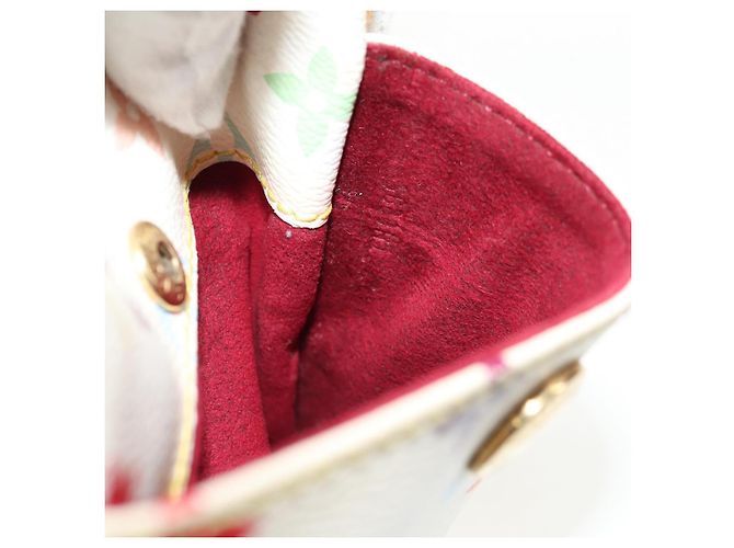 LOUIS VUITTON Monogram Multicolor Lift Schultertasche Weiß M40055 LV Auth 128929V - Ansicht 11