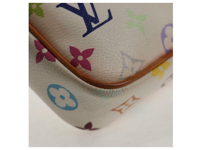 LOUIS VUITTON Monogram Multicolor Lift Schultertasche Weiß M40055 LV Auth 128929V - Ansicht 15