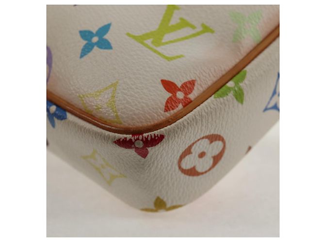 LOUIS VUITTON Monogram Multicolor Lift Schultertasche Weiß M40055 LV Auth 128929V - Ansicht 16
