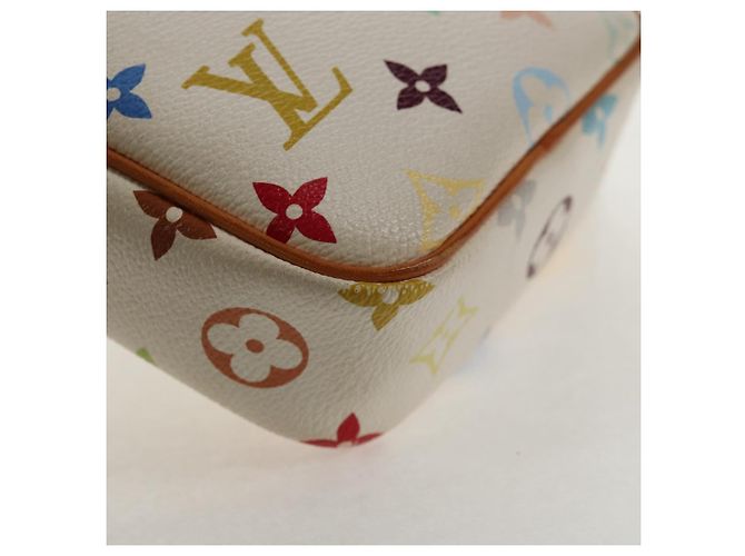 LOUIS VUITTON Monogram Multicolor Lift Schultertasche Weiß M40055 LV Auth 128929V - Ansicht 17