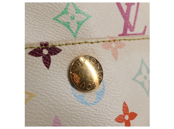 LOUIS VUITTON Monogram Multicolor Lift Schultertasche Weiß M40055 LV Auth 128929V - Ansicht 18