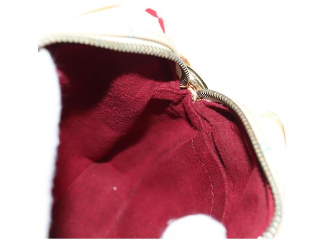 LOUIS VUITTON Monogram Multicolor Lift Schultertasche Weiß M40055 LV Auth 128929V - Ansicht 20