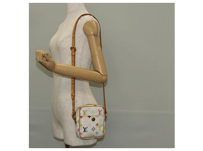 LOUIS VUITTON Monogram Multicolor Lift Schultertasche Weiß M40055 LV Auth 128929V - Ansicht 23