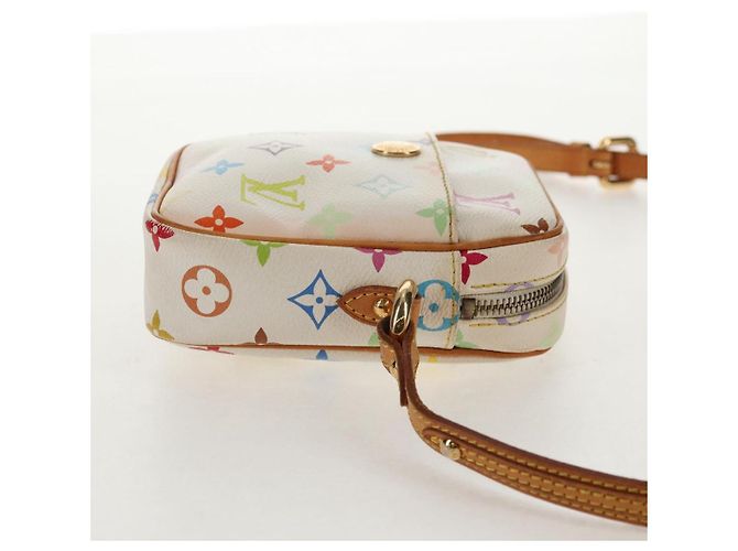 LOUIS VUITTON Monogram Multicolor Lift Schultertasche Weiß M40055 LV Auth 128929V - Ansicht 4