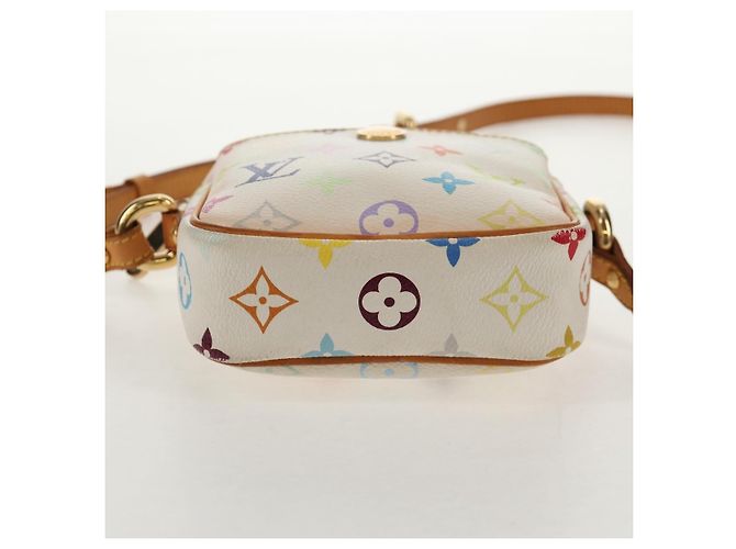 LOUIS VUITTON Monogram Multicolor Lift Schultertasche Weiß M40055 LV Auth 128929V - Ansicht 5