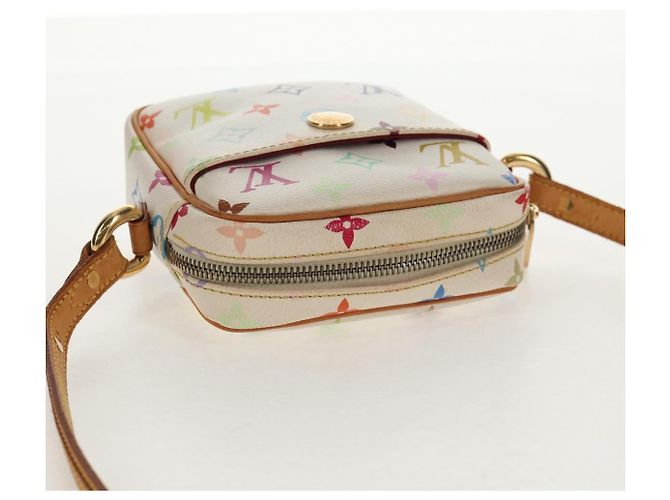 LOUIS VUITTON Monogram Multicolor Lift Schultertasche Weiß M40055 LV Auth 128929V - Ansicht 6