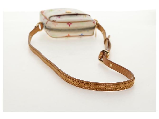 LOUIS VUITTON Monogram Multicolor Lift Schultertasche Weiß M40055 LV Auth 128929V - Ansicht 7