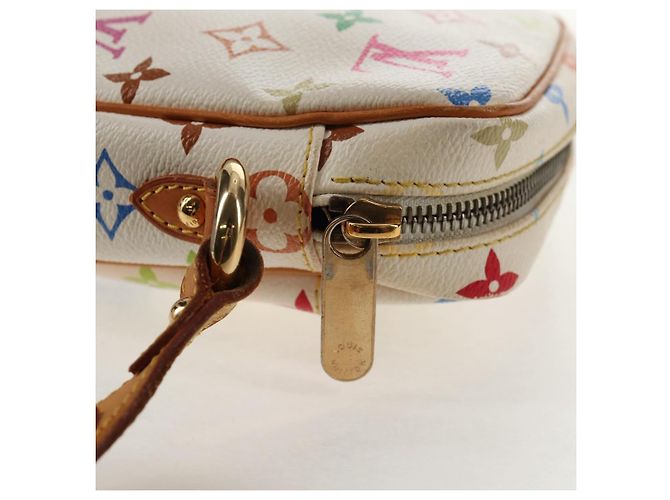 LOUIS VUITTON Monogram Multicolor Lift Schultertasche Weiß M40055 LV Auth 128929V - Ansicht 9