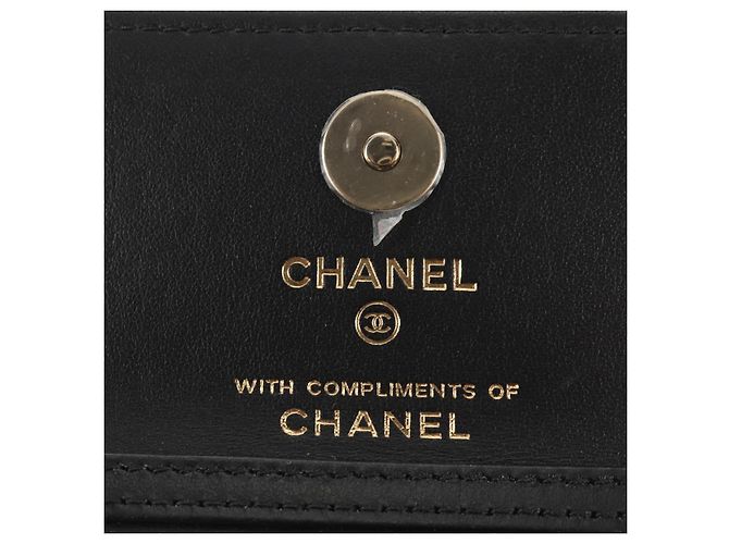 Chanel Borsa Matelassé con Catena Bandiera Scacchiera Satin Beige Oro CC Auth 145708M D'oro - vista 21
