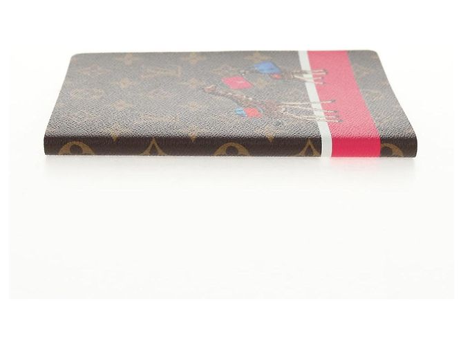LOUIS VUITTON Monogram Kaye Clemence Note Cover GI0767 LV Auth 145799M - view 4