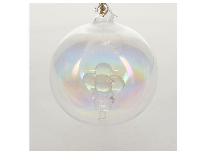 LOUIS VUITTON Vivienne Ornament Glass Snow Globe Glass Clear LV Auth bs30003SM - view 6