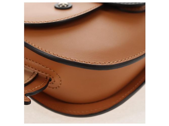 Borsa a mano per bambini GUCCI Koala in pelle marrone argento 605824 Auth 146368SAV - vista 14