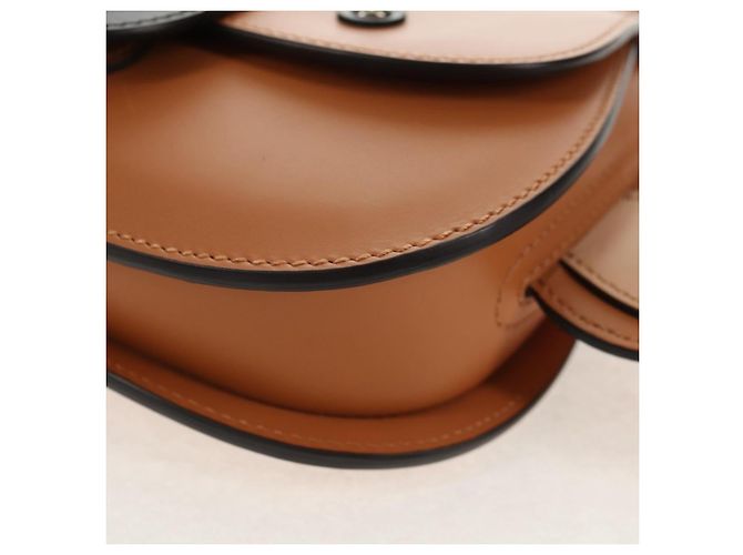 Borsa a mano per bambini GUCCI Koala in pelle marrone argento 605824 Auth 146368SAV - vista 15