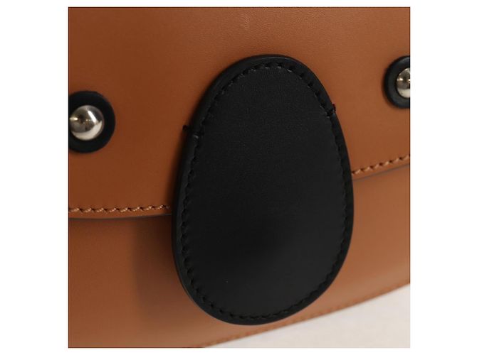 Borsa a mano per bambini GUCCI Koala in pelle marrone argento 605824 Auth 146368SAV - vista 21