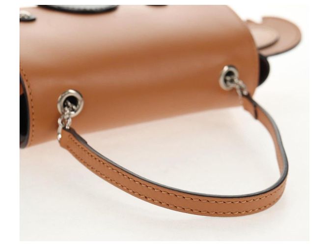 Borsa a mano per bambini GUCCI Koala in pelle marrone argento 605824 Auth 146368SAV - vista 7