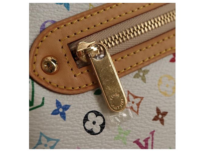 LOUIS VUITTON Monogramm Multicolor Pochette GM Tasche Weiß M60027 Auth 145858SAV - Ansicht 18