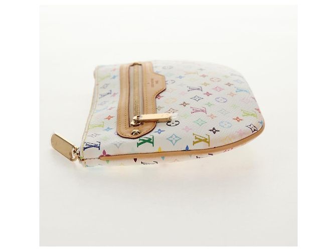 LOUIS VUITTON Monogramm Multicolor Pochette GM Tasche Weiß M60027 Auth 145858SAV - Ansicht 3