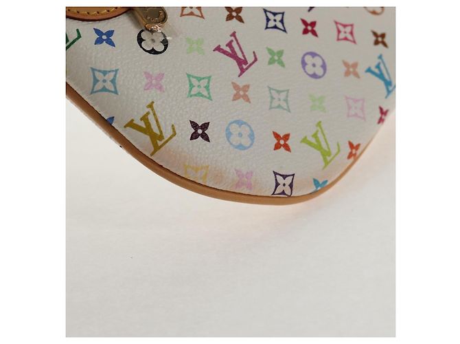 LOUIS VUITTON Monogramm Multicolor Pochette GM Tasche Weiß M60027 Auth 145858SAV - Ansicht 7