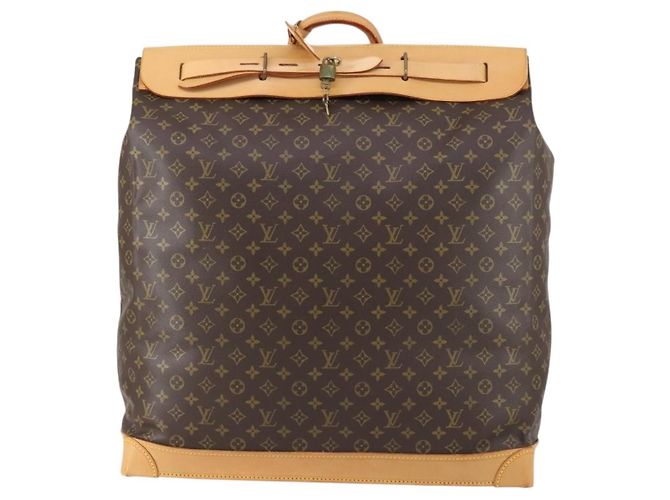 LOUIS VUITTON Borsa Boston Steamer 55 Monogram M41124 LV Auth 148205SV Monogramma - vista 13