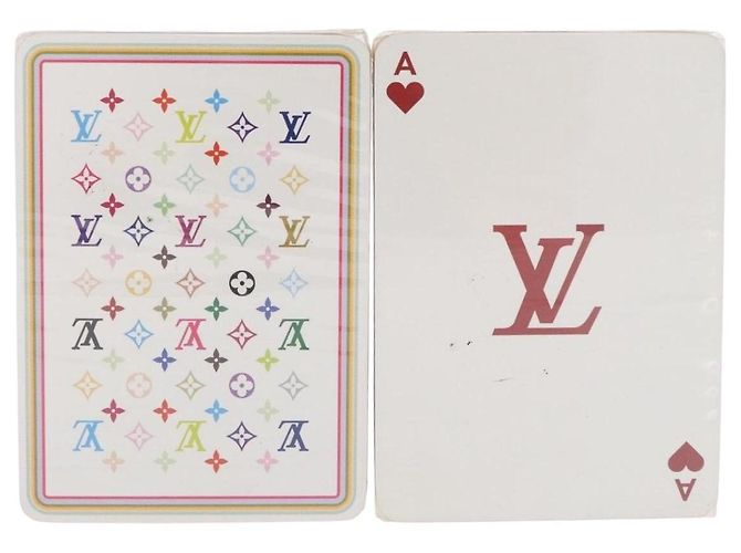 LOUIS VUITTON Monogram Multicolor Playing Cards Black White LV Auth 152420M - view 2