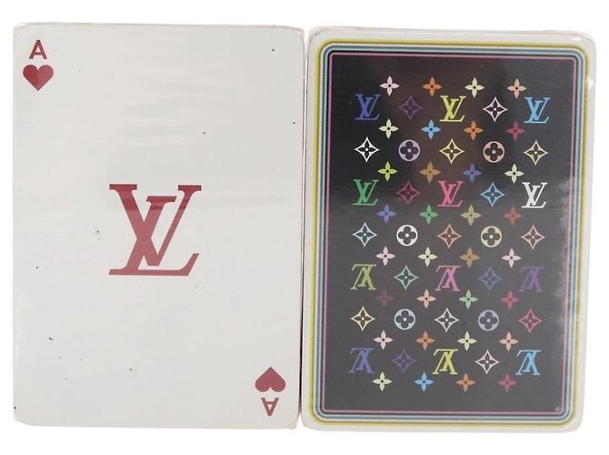 LOUIS VUITTON Monogram Multicolor Playing Cards Black White LV Auth 152420M - view 3