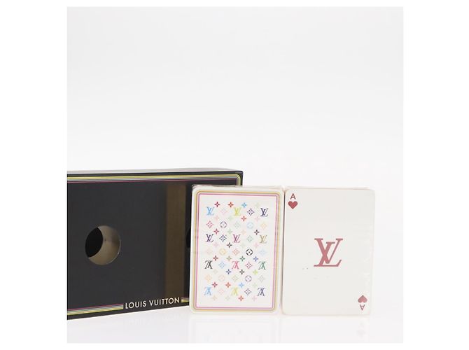 LOUIS VUITTON Monogram Multicolor Playing Cards Black White LV Auth 152420M - view 8
