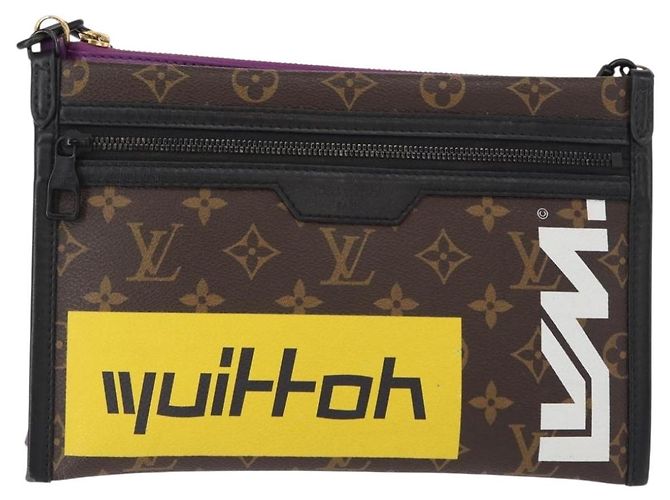 LOUIS VUITTON Borsa Messenger Piatta in Denim Monogram M44641 LV Auth 152437SAM Monogramma - vista 13