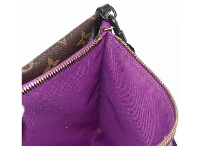 LOUIS VUITTON Borsa Messenger Piatta in Denim Monogram M44641 LV Auth 152437SAM Monogramma - vista 28