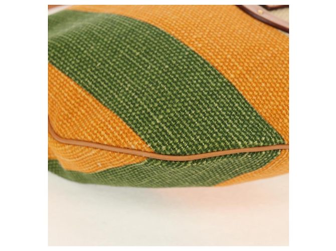 GUCCI Interlocking Schultertasche aus Canvas Mehrfarbig Gold Auth 134341SAV - Ansicht 16