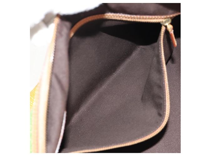 GUCCI Interlocking Schultertasche aus Canvas Mehrfarbig Gold Auth 134341SAV - Ansicht 26