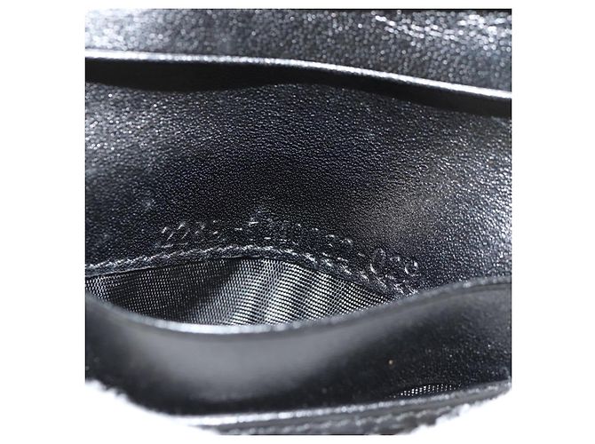 FENDI Zucchino Canvas Kompaktgeldbörse Schwarz Auth am9790V - Ansicht 11