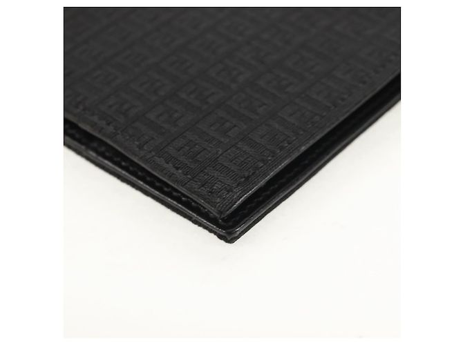 FENDI Zucchino Canvas Kompaktgeldbörse Schwarz Auth am9790V - Ansicht 15