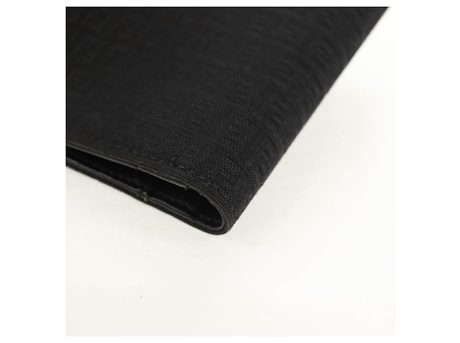 FENDI Zucchino Canvas Kompaktgeldbörse Schwarz Auth am9790V - Ansicht 16