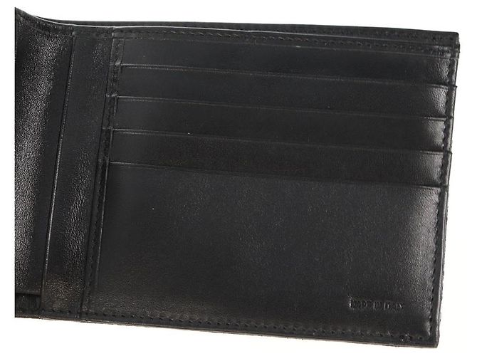 FENDI Zucchino Canvas Kompaktgeldbörse Schwarz Auth am9790V - Ansicht 18