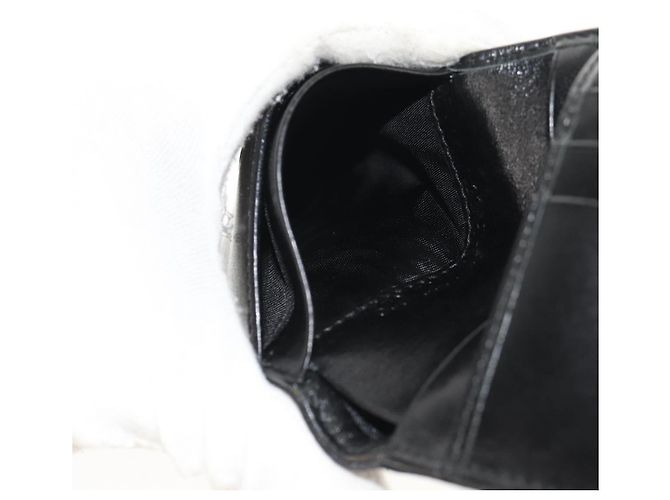 FENDI Zucchino Canvas Kompaktgeldbörse Schwarz Auth am9790V - Ansicht 22